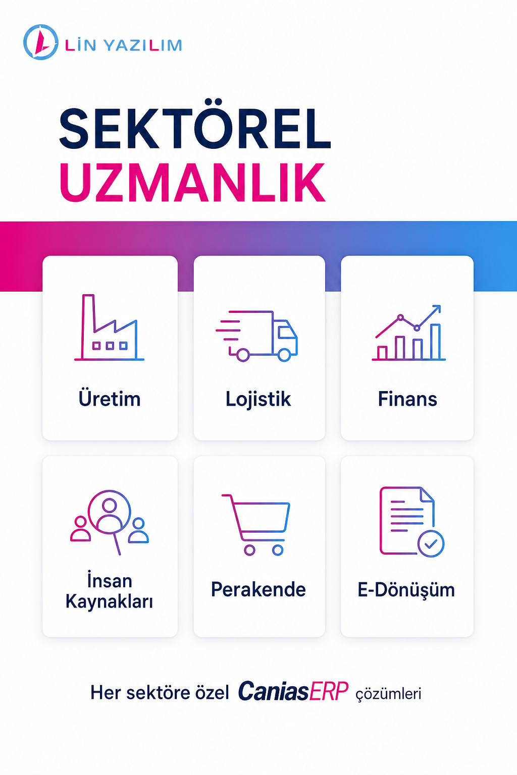 Sektörel uzmanlık alanlarımız