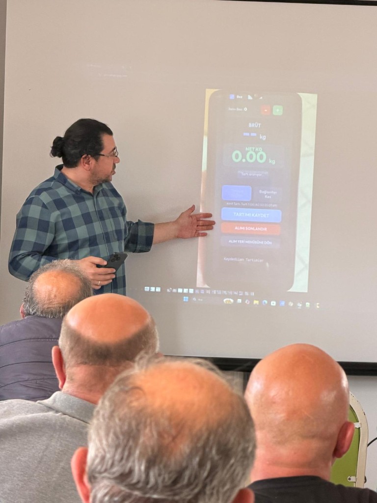 Mobil tartım uygulaması demosu